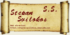 Stepan Svilokos vizit kartica